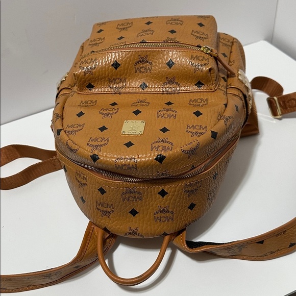 ?Authentic MCM Cognac Backpack- Like New? main image 8